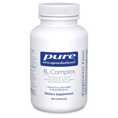 Pure Encapsulations B6 Complex bottle front view supports daily wellness