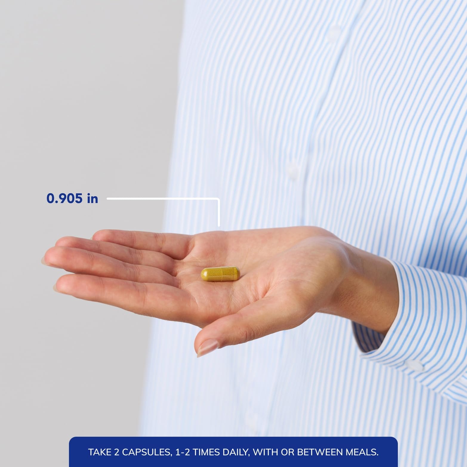 Supplement facts panel showing ingredients