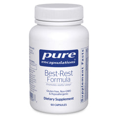 Bottle of Pure Encapsulations Best-Rest Formula with 60 capsules