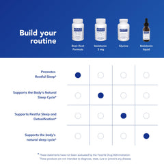 Non-GMO and vegan sleep supplement packaging