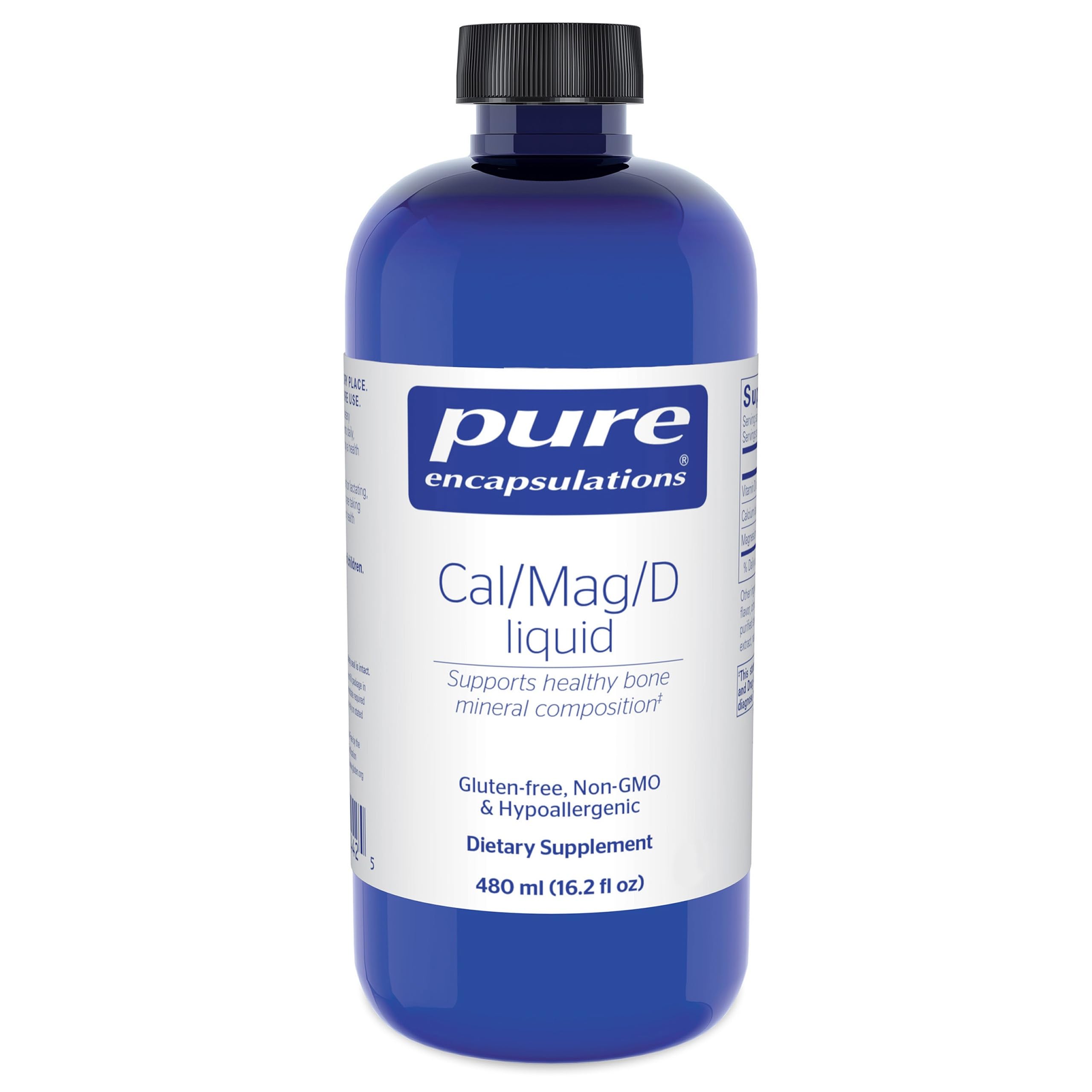Pure Encapsulations Cal/Mag/D Liquid bottle