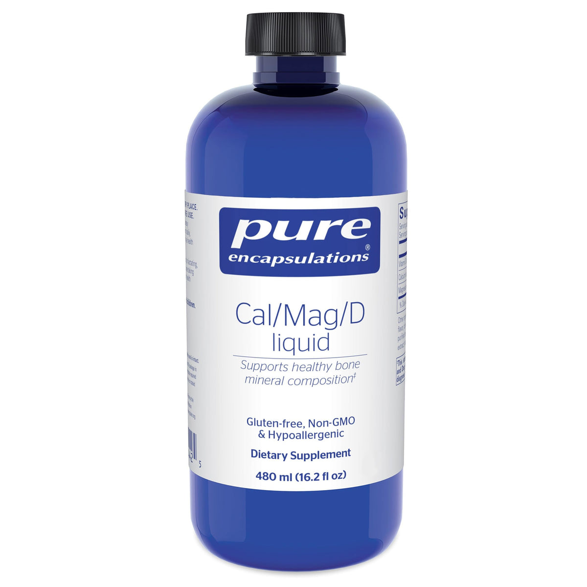 Pure Encapsulations Cal/Mag/D Liquid bottle