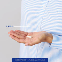 Serving size showing calcium content