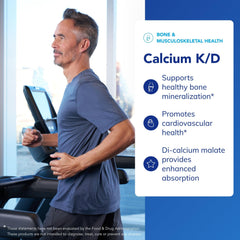 Calcium K/D capsules closeup by Pure Encapsulations emphasizing quality and potency
