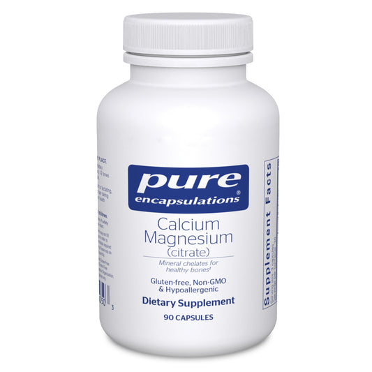 Pure Encapsulations Calcium Magnesium Citrate bottle front