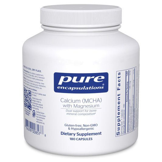 Pure Encapsulations Calcium MCHA with Magnesium bottle – hero image