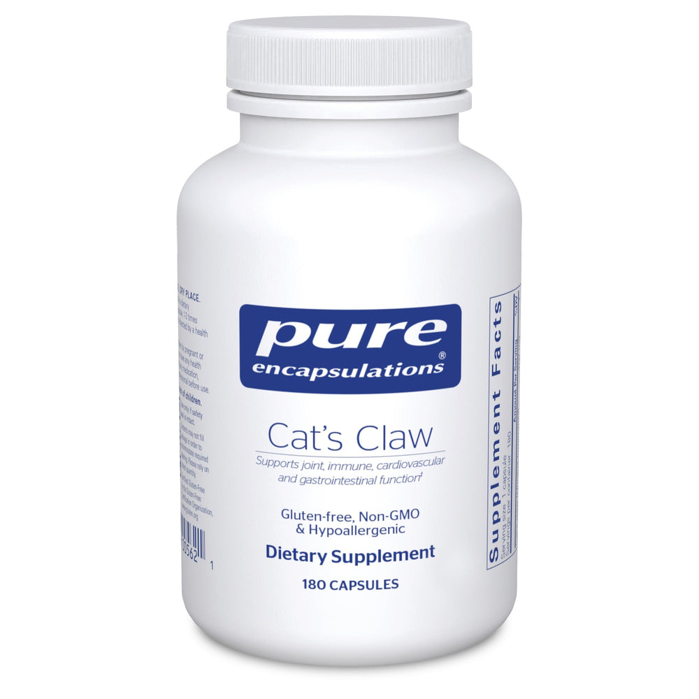 Front view of Pure Encapsulations Cat's Claw bottle