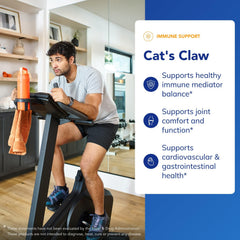 Cat's Claw supplement label showing ingredients