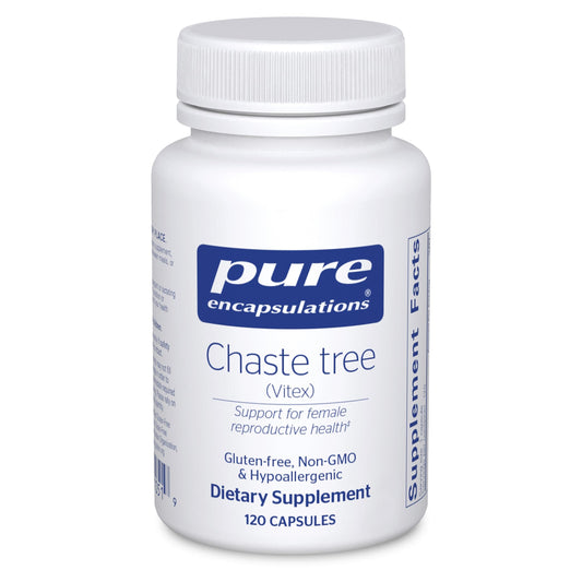 Bottle of Pure Encapsulations Chaste Tree Vitex 120 capsules