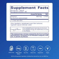 Pure Encapsulations ChromeMate GTF 600 bottle shown for easy daily use.