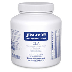 Bottle of Pure Encapsulations CLA 1000 mg 180 softgel capsules