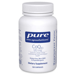 Pure Encapsulations CoQ10 120 mg bottle (hero image)