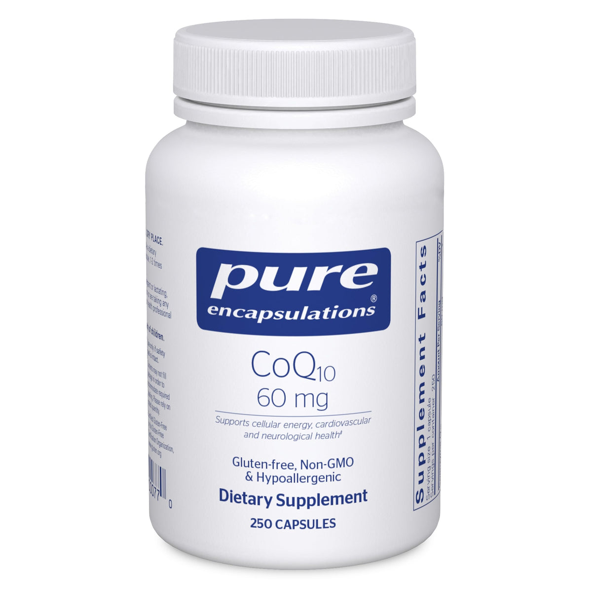 Pure Encapsulations CoQ10 60 mg bottle - main product image