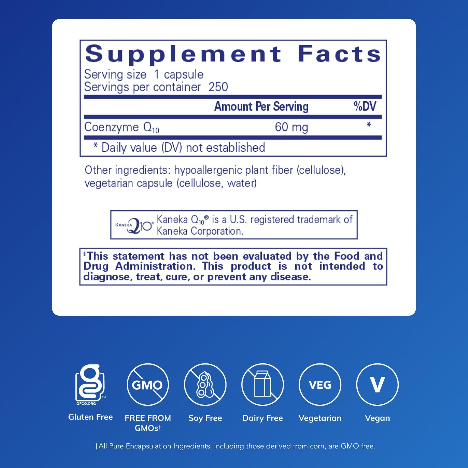 CoQ10 60 mg promoting cellular energy and stamina