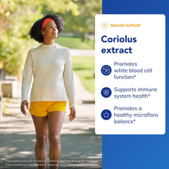 Supplement facts panel for Coriolus Extract