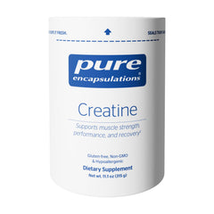 Pure Encapsulations Creatine bottle label