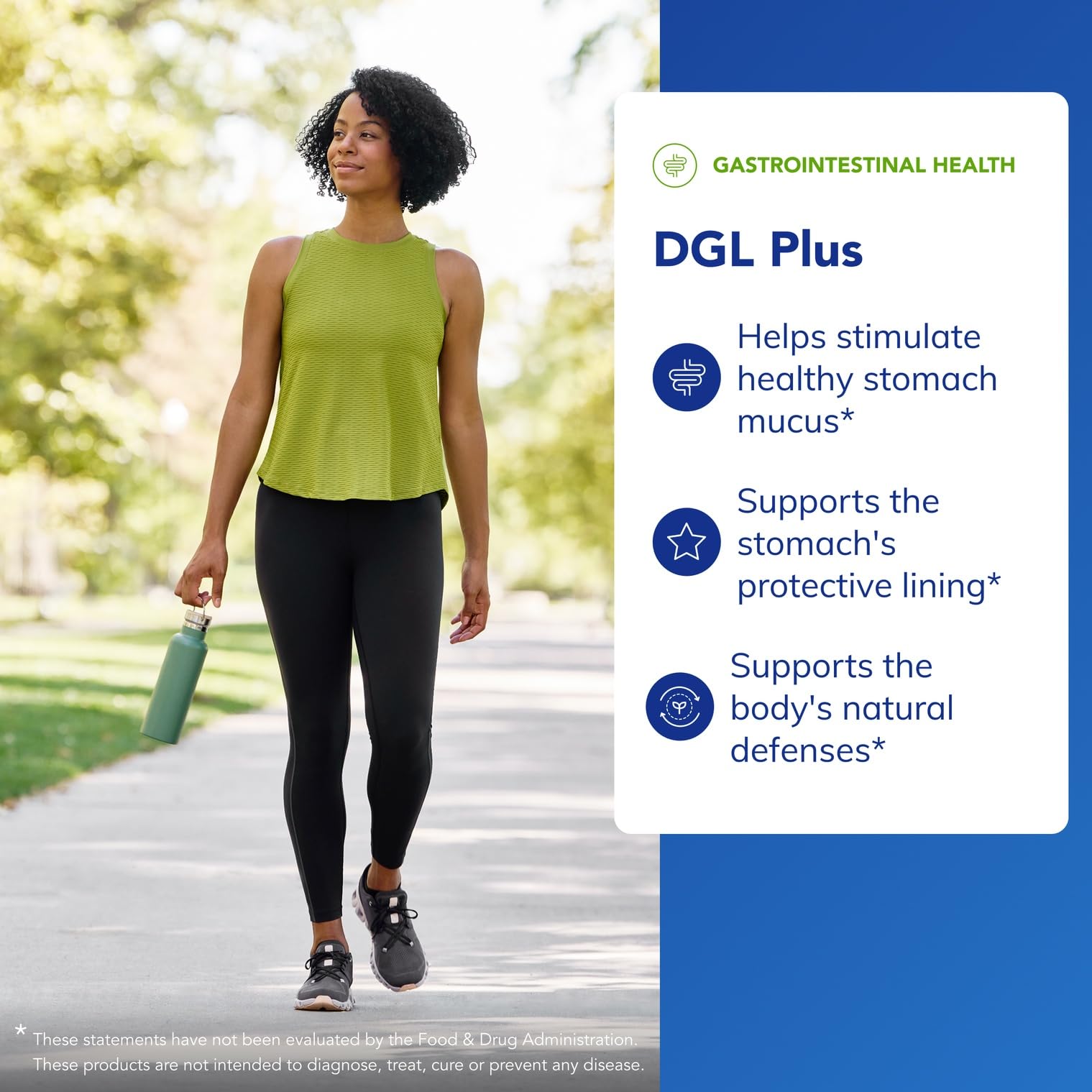 Close-up of the DGL Plus label highlighting key details