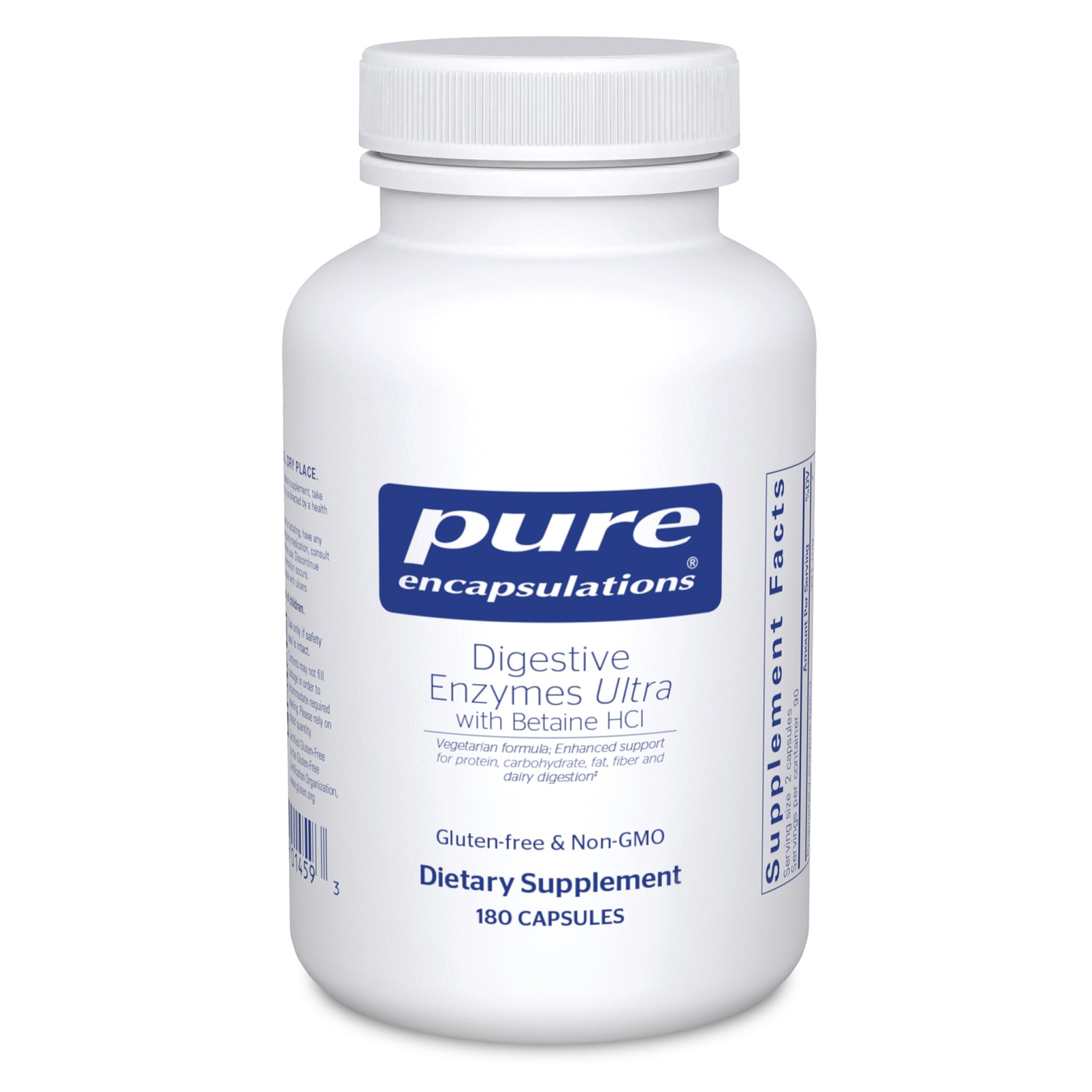 Pure Encapsulations Digestive Enzymes Ultra bottle for easy daily digestive support