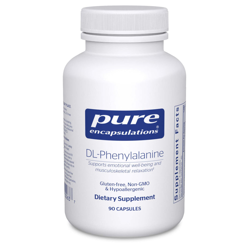 Pure Encapsulations DL-Phenylalanine 90 capsules bottle