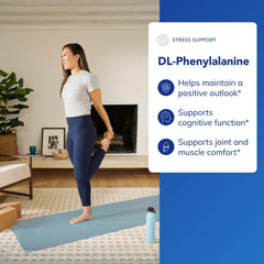 Pure Encapsulations DL-Phenylalanine label close-up for quality and safety
