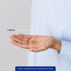 Pure Encapsulations EPA/DHA Essentials capsules closeup for joint and tissue support.