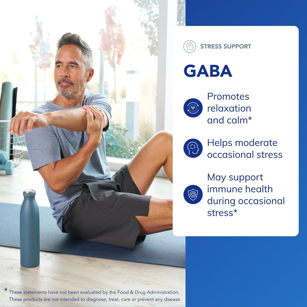 Nutrition facts for Pure Encapsulations GABA 60 capsules