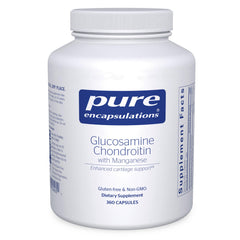 Bottle of Pure Encapsulations Glucosamine Chondroitin with Manganese 360 capsules