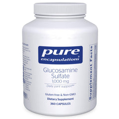 Bottle of Pure Encapsulations Glucosamine Sulfate 1000 mg