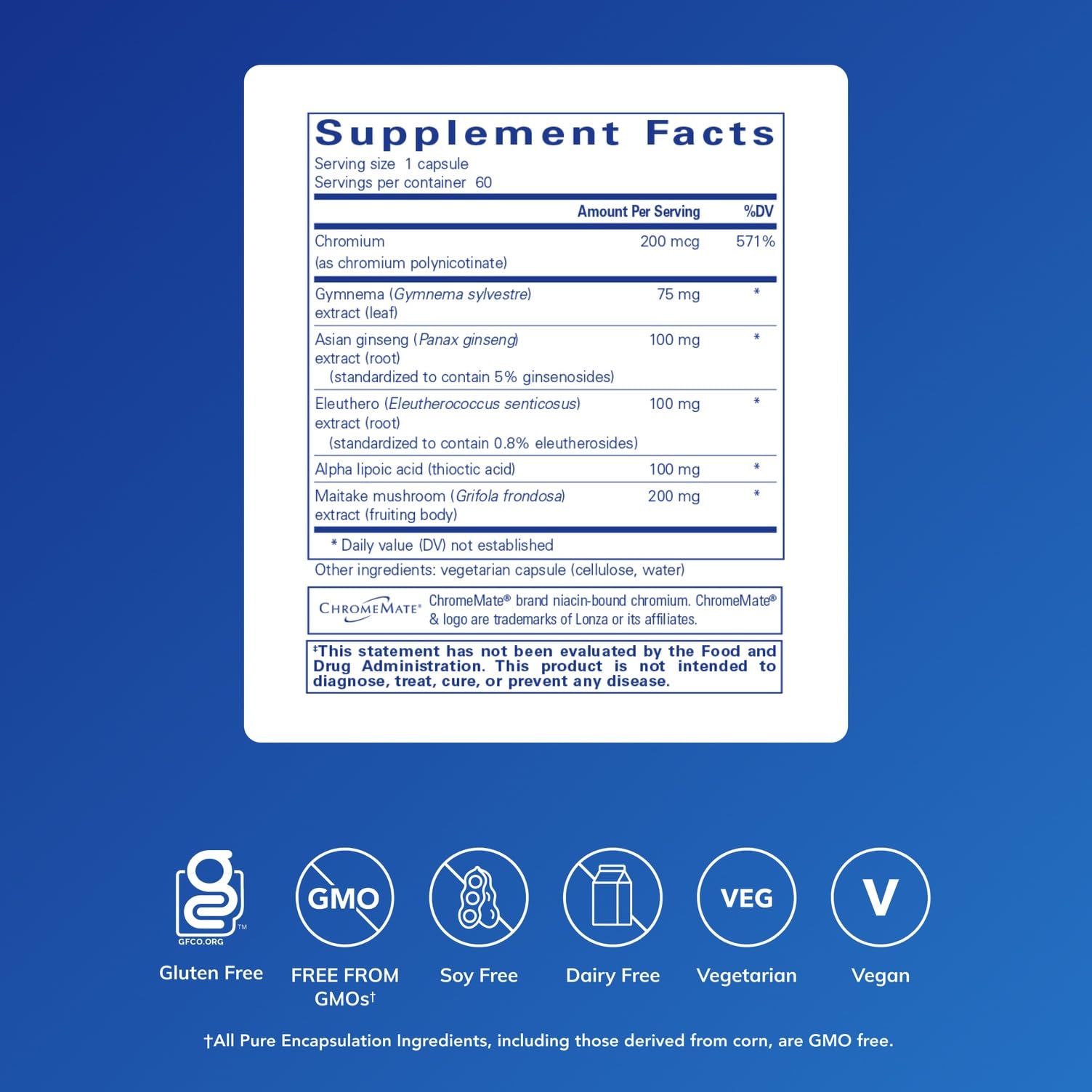 Product label showing the hypoallergenic formula