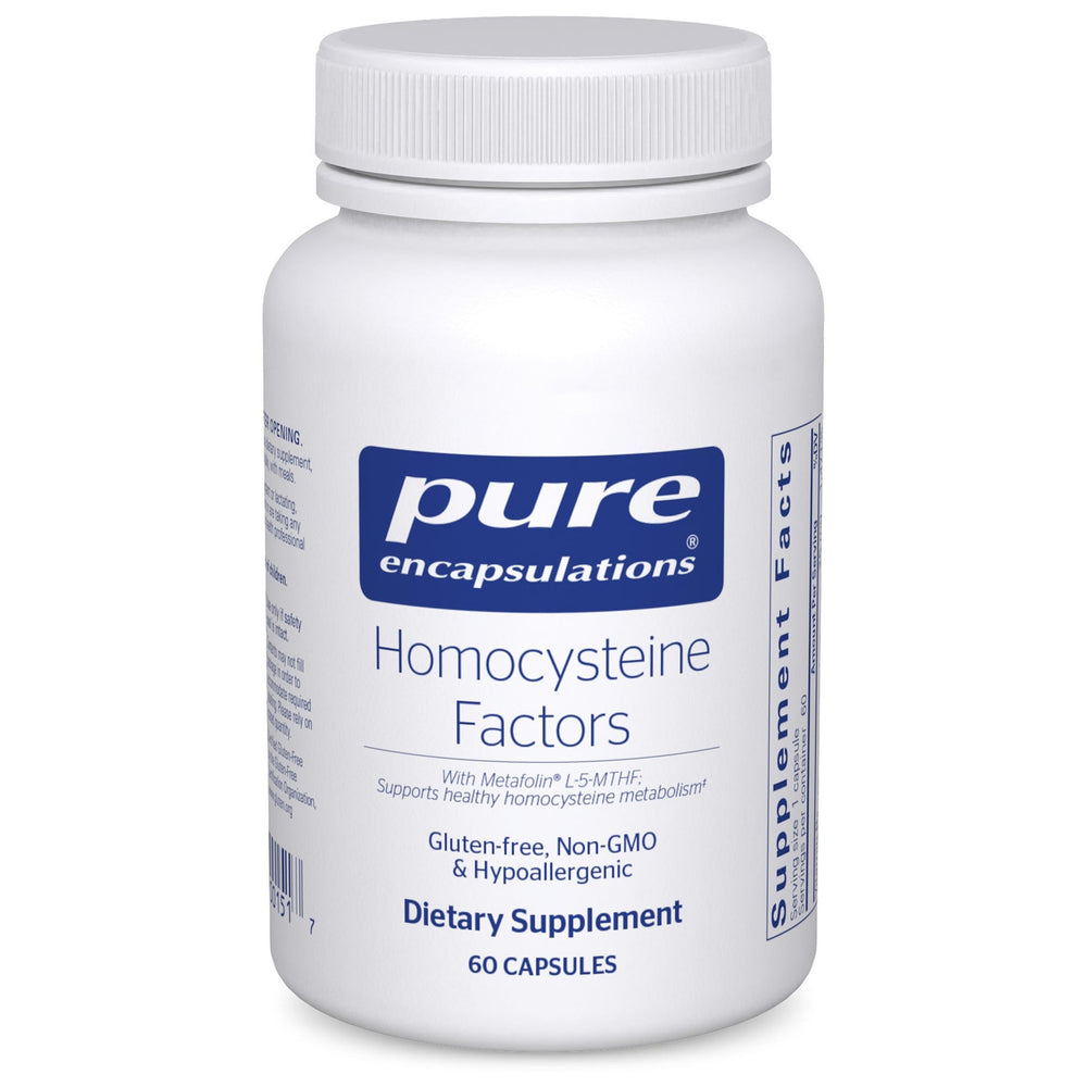 Pure Encapsulations Homocysteine Factors bottle, 60 capsules