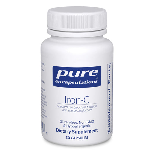 Pure Encapsulations Iron-C bottle front label