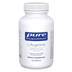 Hero image of Pure Encapsulations L-Arginine 1400 mg 90 capsules bottle
