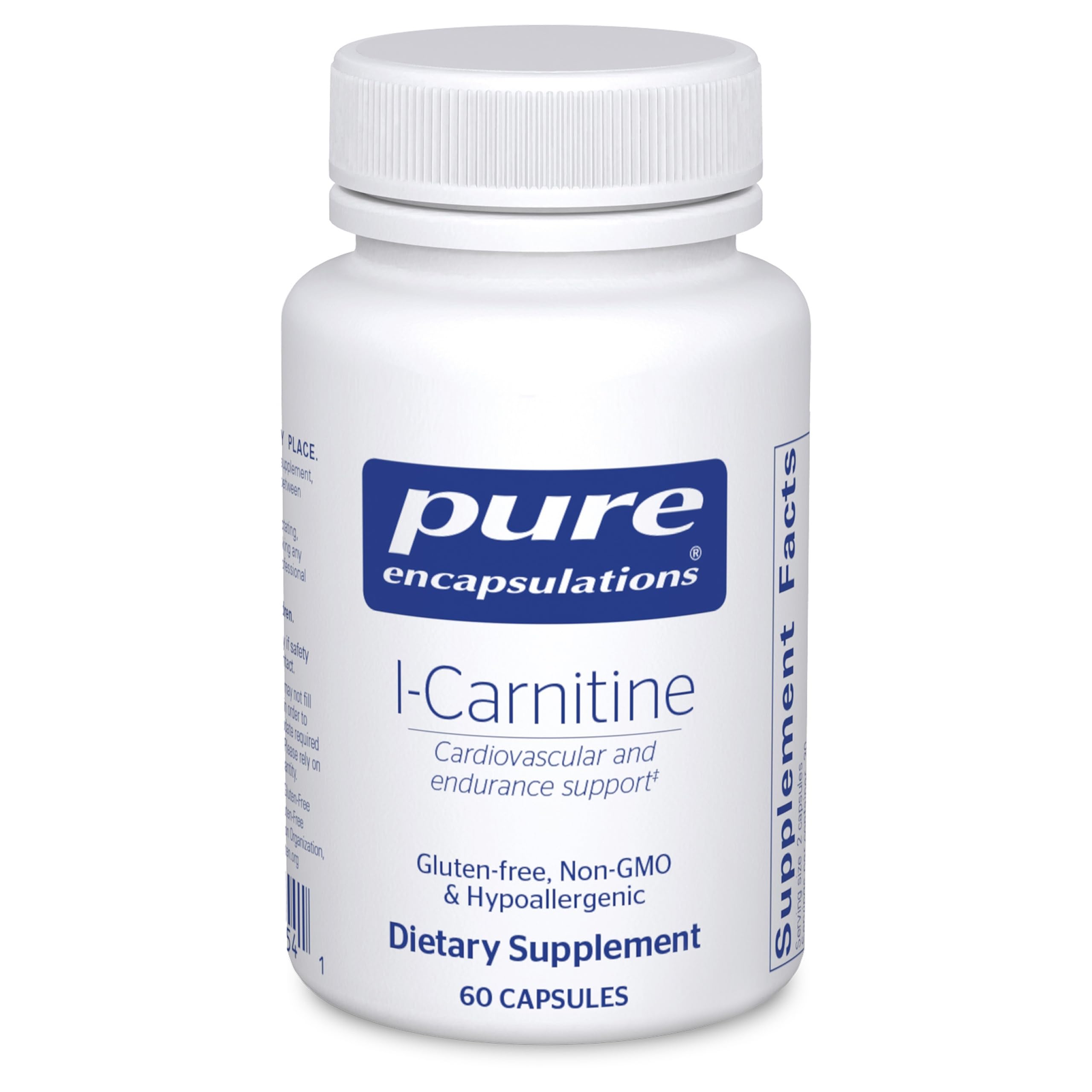 Pure Encapsulations L-Carnitine bottle - 60 capsules
