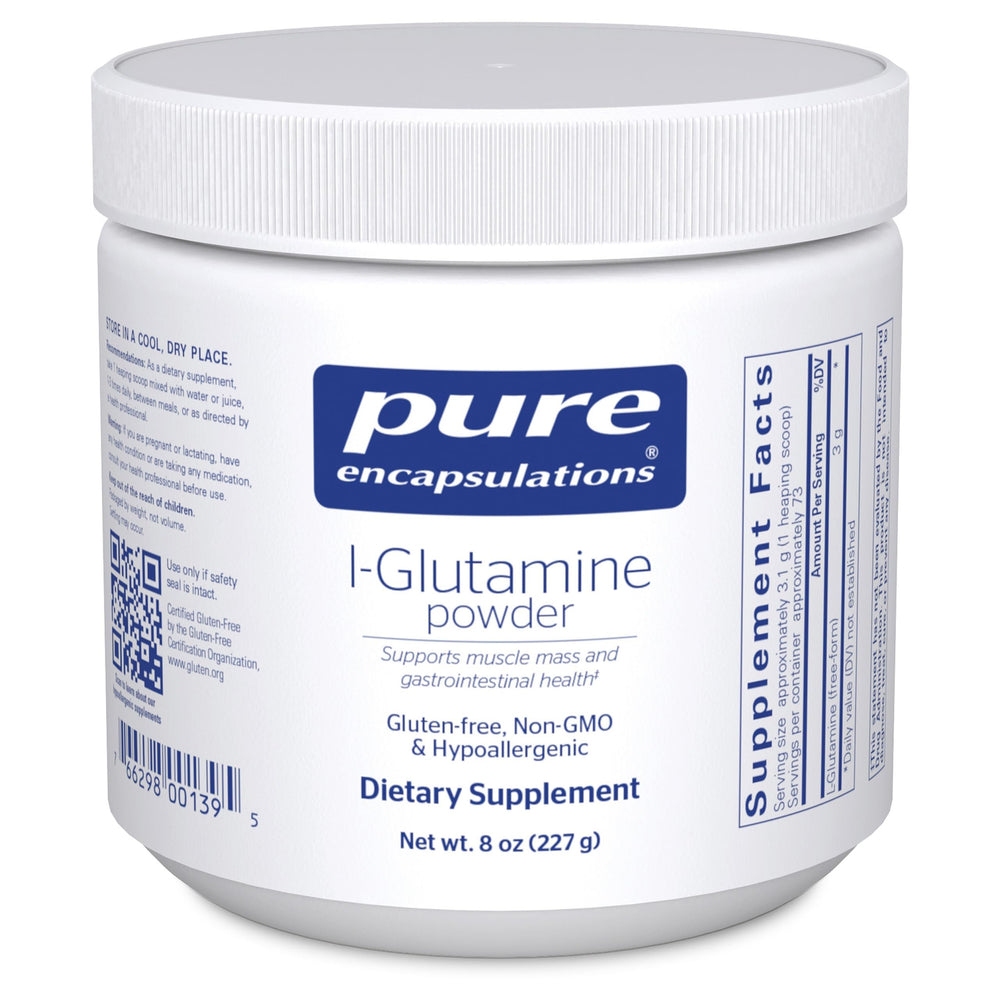 Pure Encapsulations L-Glutamine Powder bottle 8 oz