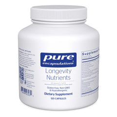 Bottle of Pure Encapsulations Longevity Nutrients 120 capsules