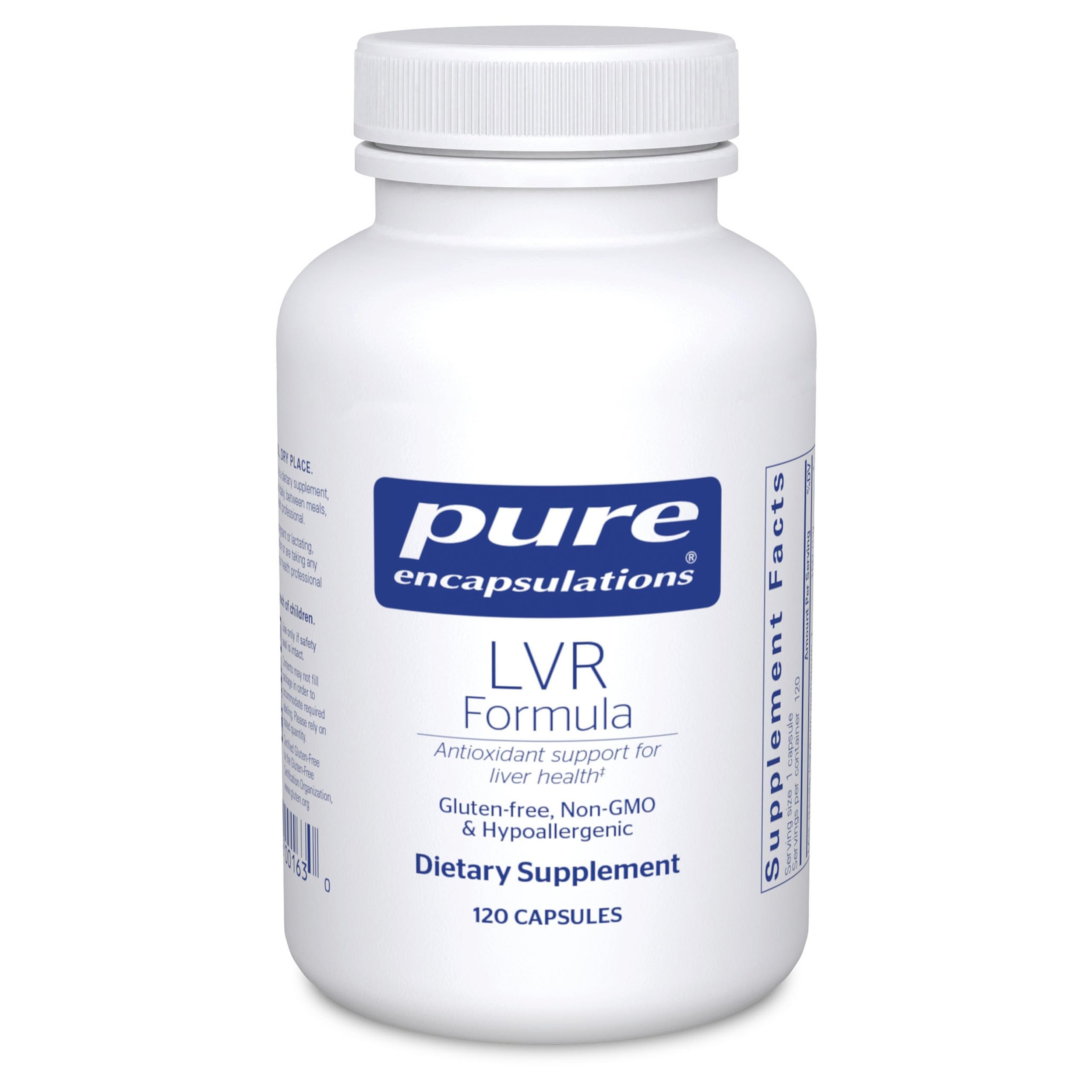 Pure Encapsulations LVR Formula bottle - 120 capsules