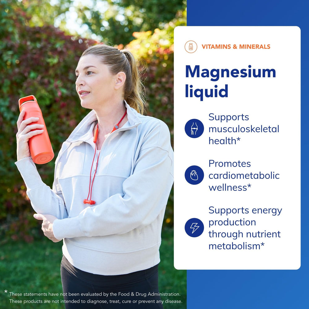 Dropper with Pure Encapsulations Magnesium Liquid for precise dosing