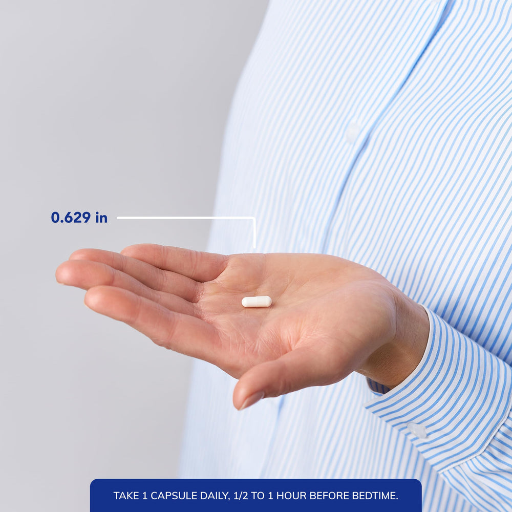 Melatonin 3 mg capsules photographed