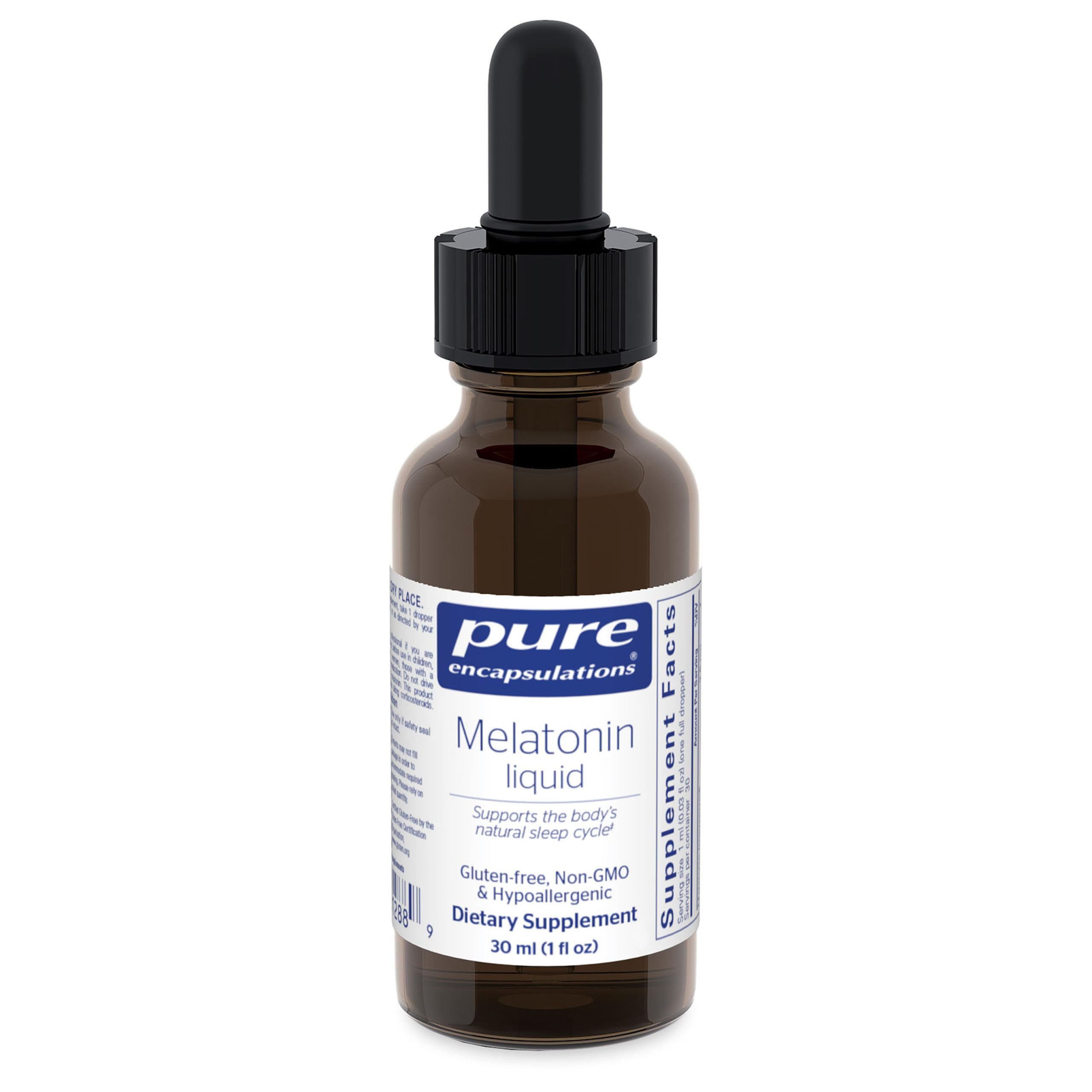 Pure Encapsulations Melatonin Liquid 1 oz bottle