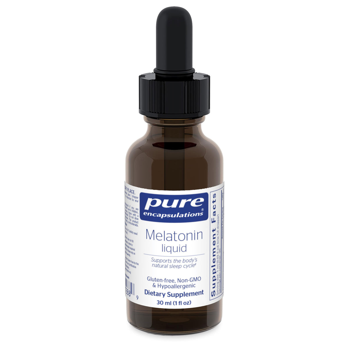 Pure Encapsulations Melatonin Liquid 1 oz bottle