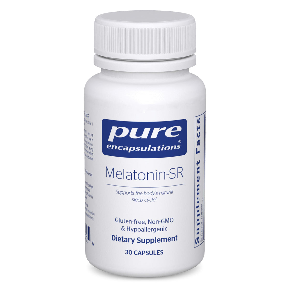 Pure Encapsulations Melatonin-SR bottle and box