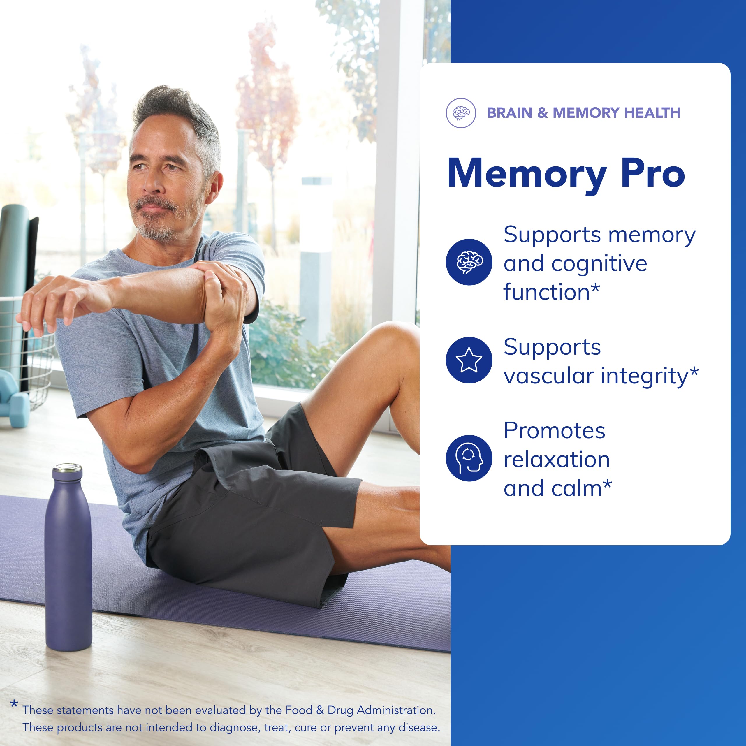 Memory Pro product imagery highlighting ingredients