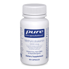 Pure Encapsulations Methylcobalamin 1,000 mcg bottle with label