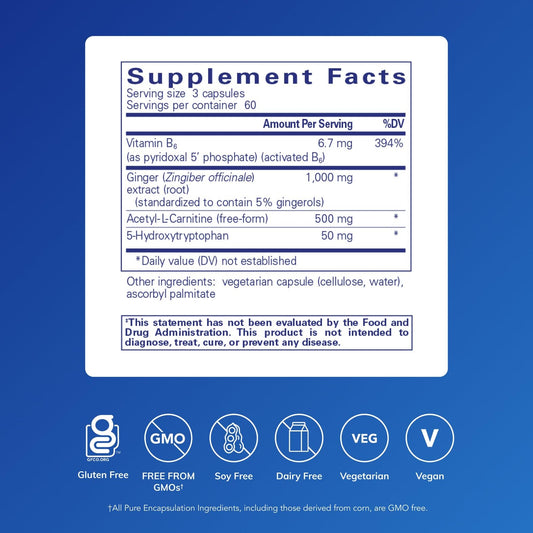 Pure Encapsulations MotilPro bottle back label