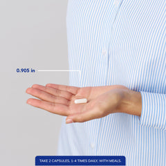 MSM capsules showing purity and labeling