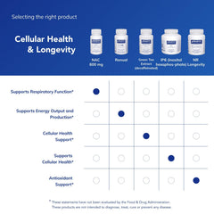 Pure Encapsulations NAC 600 mg bottle on white background