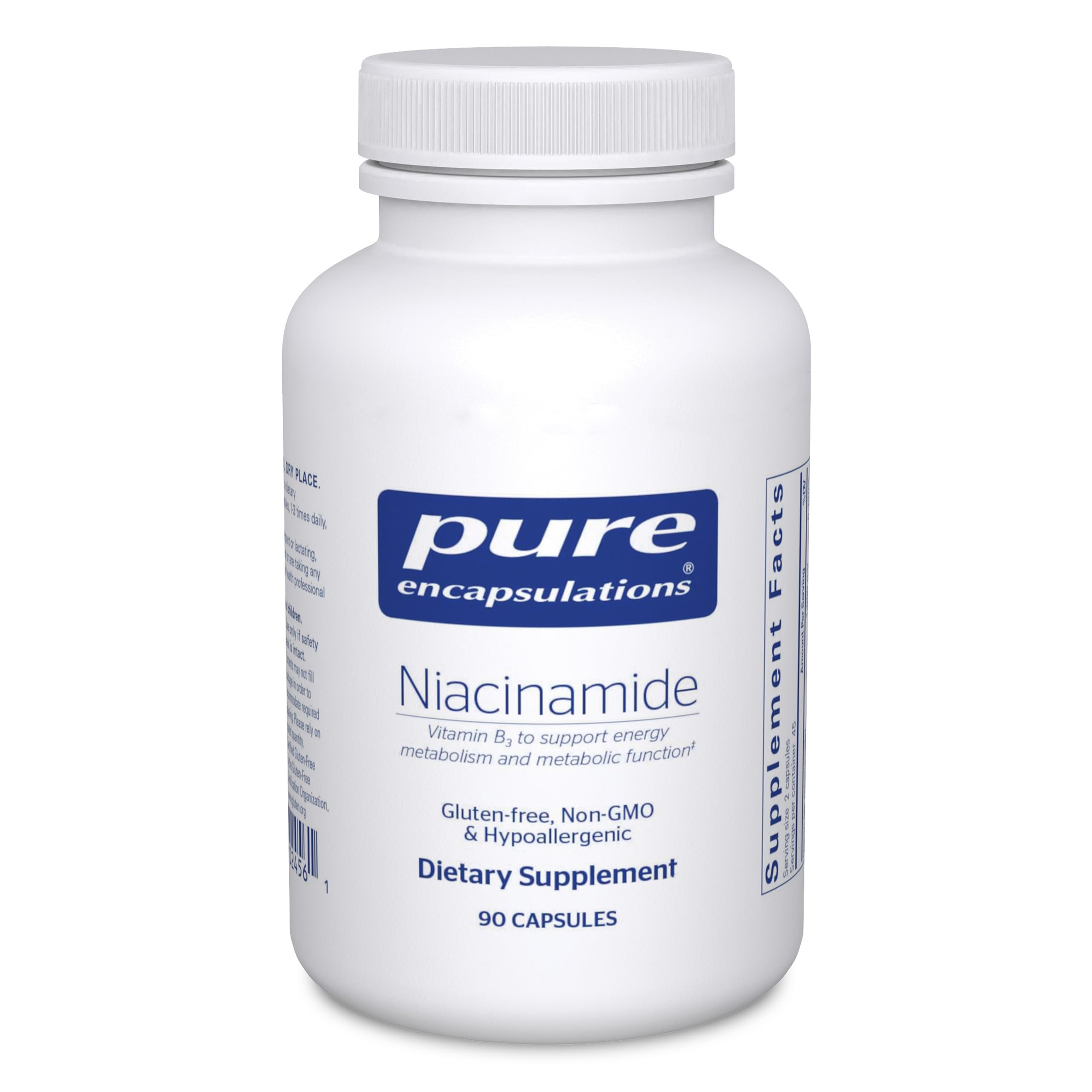 Pure Encapsulations Niacinamide 90 capsules bottle