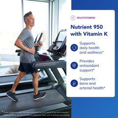 Capsules of Nutrient 950 with Vitamin K close-up