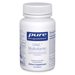 Bottle of Pure Encapsulations O.N.E. Multivitamin 30 capsules