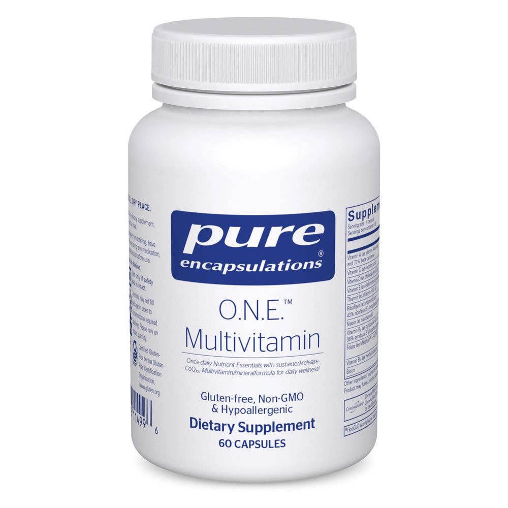 Bottle of Pure Encapsulations O.N.E. Multivitamin (60 capsules)
